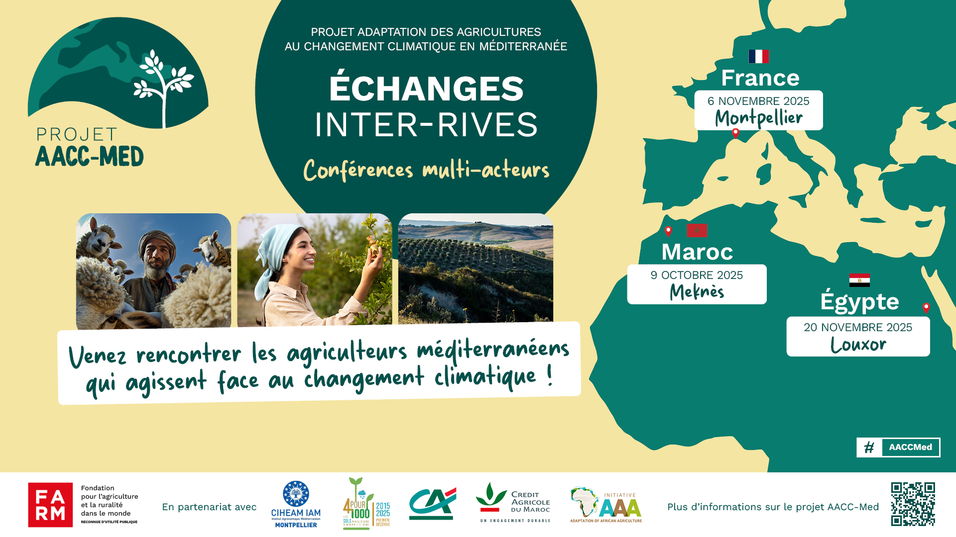 L&rsquo;ENAM accueille une conférence internationale sur l’adaptation de l’agriculture méditerranéenne au changement climatique