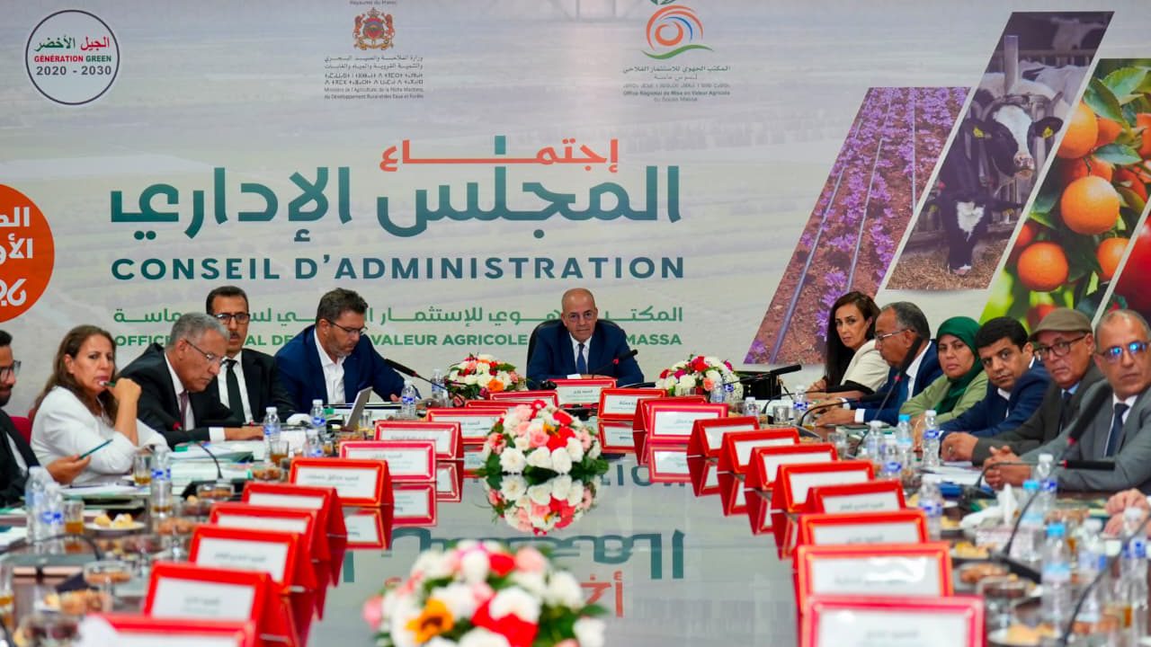 Le Ministre Ahmed El Bouari préside Conseil d’Administration de l’Office Régional de Mise en Valeur Agricole du Souss-Massa