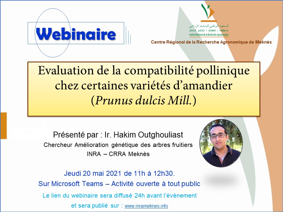 Webinar CRRA: Evaluation de la compatibilité pollinique chez l&rsquo;amandier