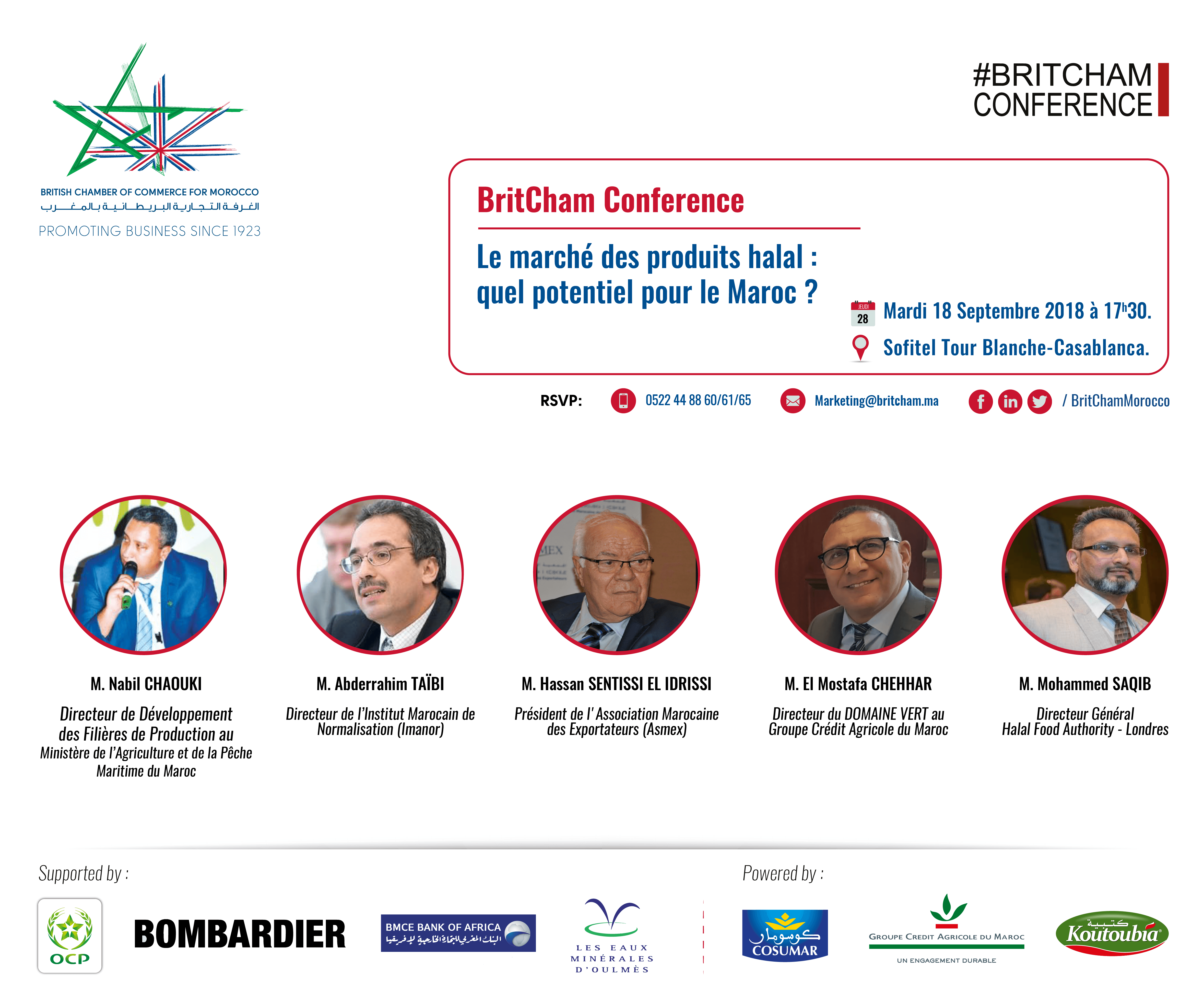 Conférence sur le potentiel du marché Halal marocain