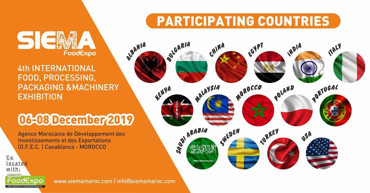 4ème édition du Salon international de l&rsquo;industrie agroalimentaire, emballage et procédés de fabrication  et du Food Expo