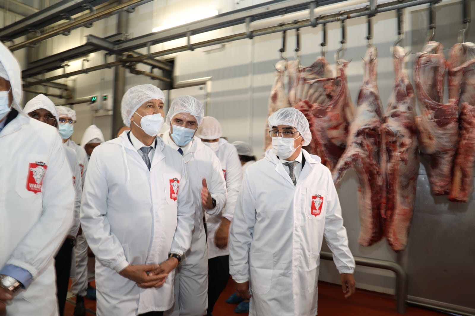 Sadiki visite un abattoir moderne de viandes rouges