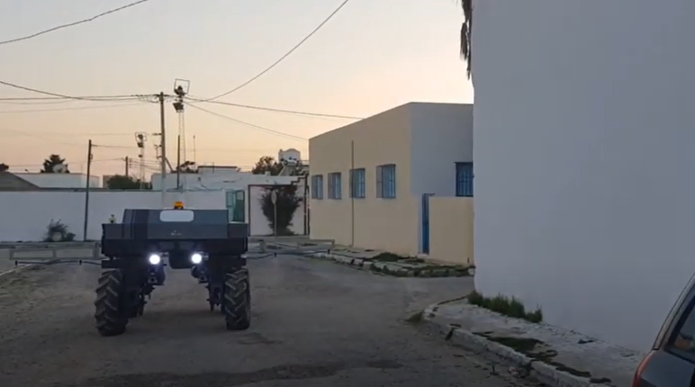 Un robot agricole tunisien pour lutter contre le Covid-19