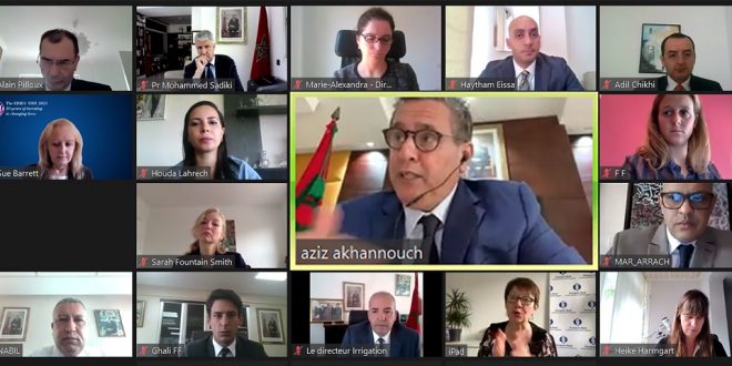 Maroc- BERD : Aziz Akhannouch s’entretient avec Mme Renaud-Basso.