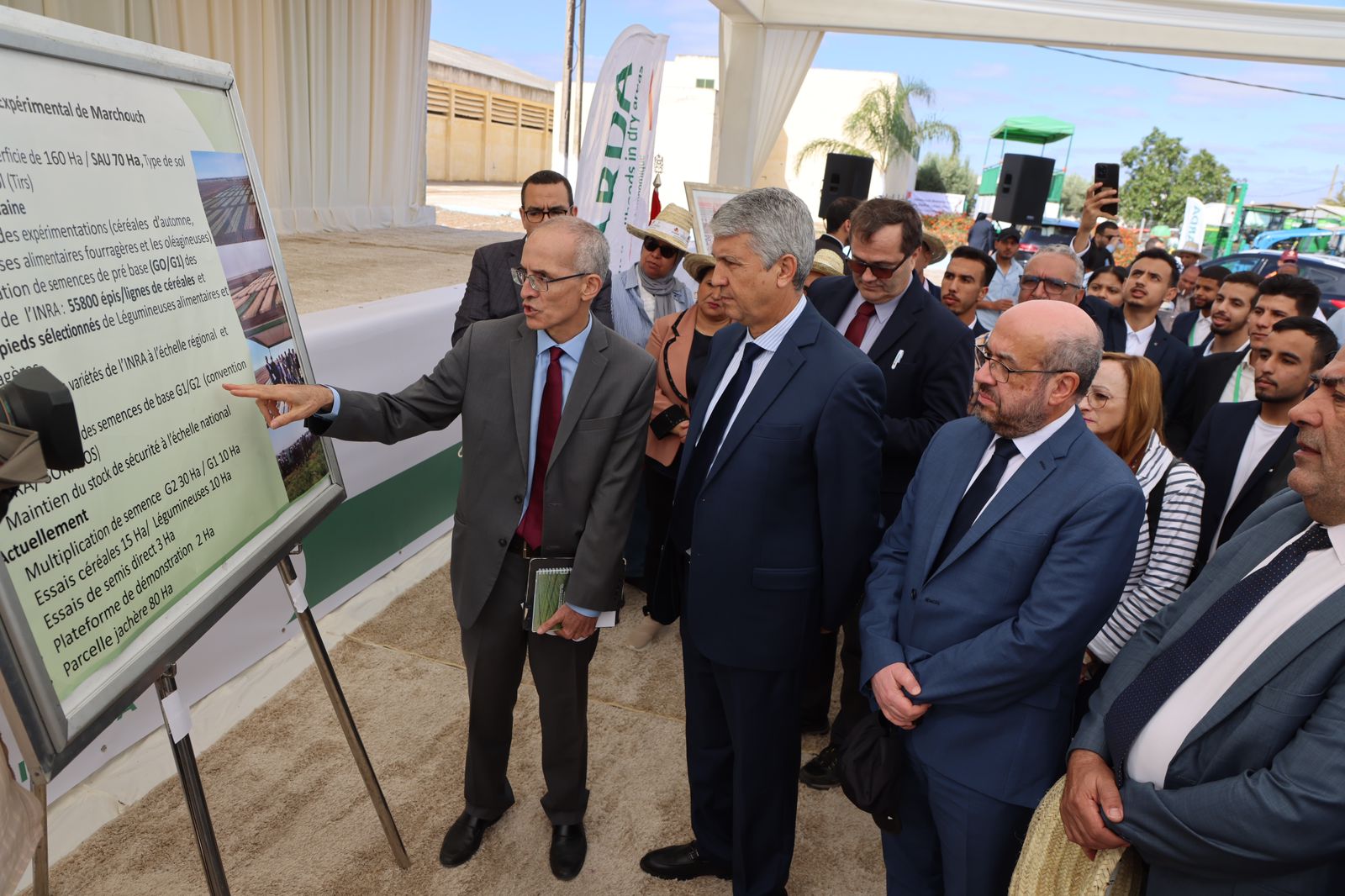 المحطة التجريبية لمرشوش: يوم تواصلي لتقديم الأصناف النباتية الجديدة