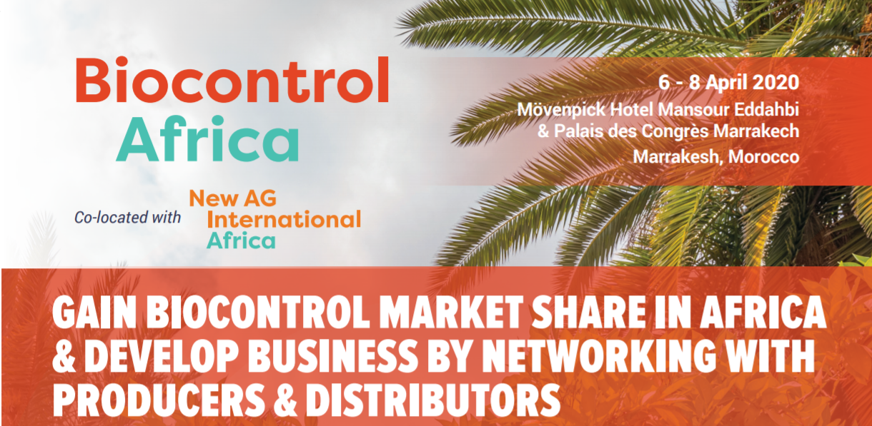 Biocontrol Africa du 6 au 8 avril à Marrakech