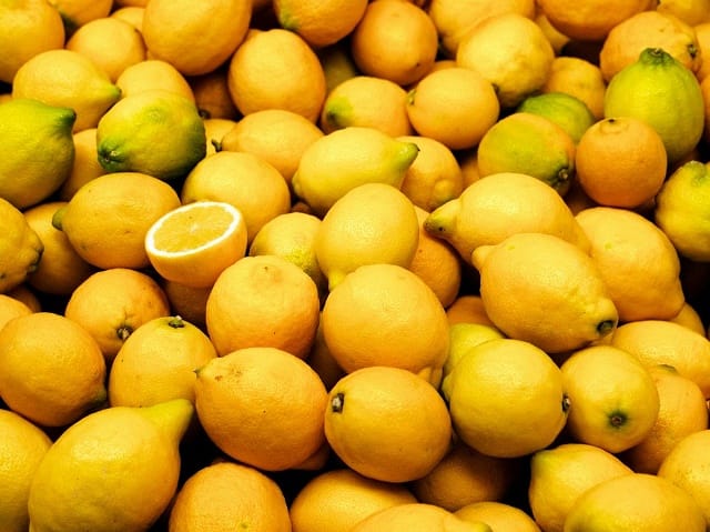 Citron: Baisse de production en Espagne