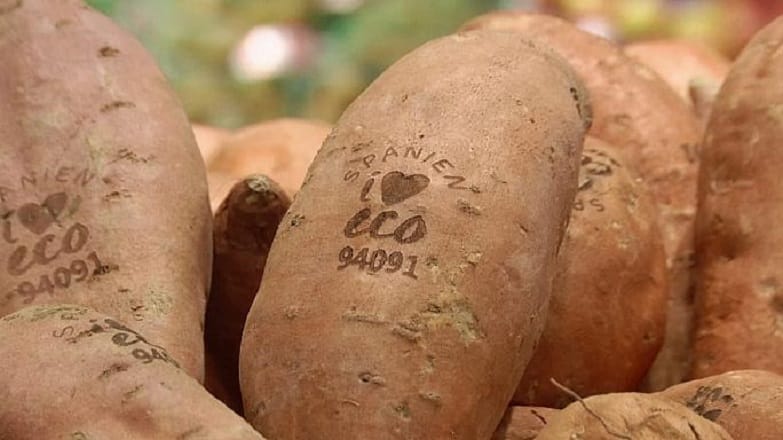 Fruits et légumes: Le marquage naturel au laser