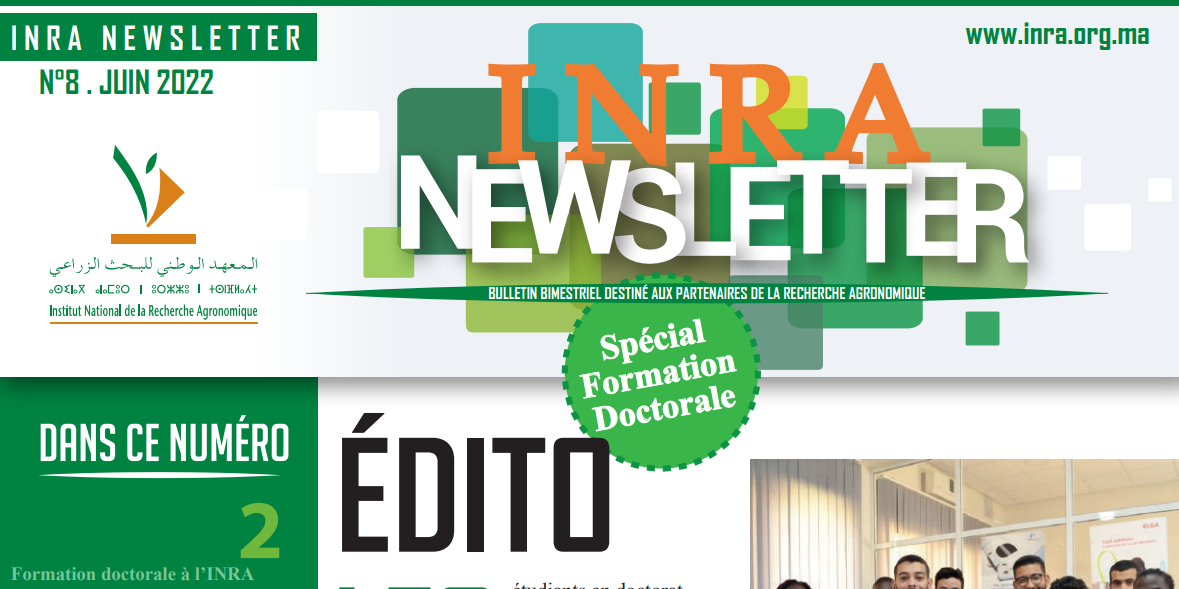 Newletter INRA : Une édition consacrée à la formation doctorale