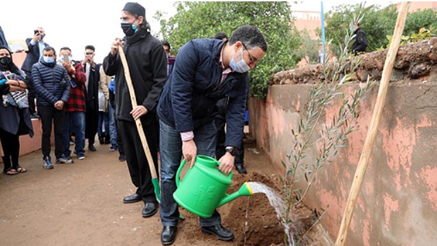 Al Haouz : inauguration du système d&rsquo;irrigation solaire dans la pépinière d&rsquo;Akrich