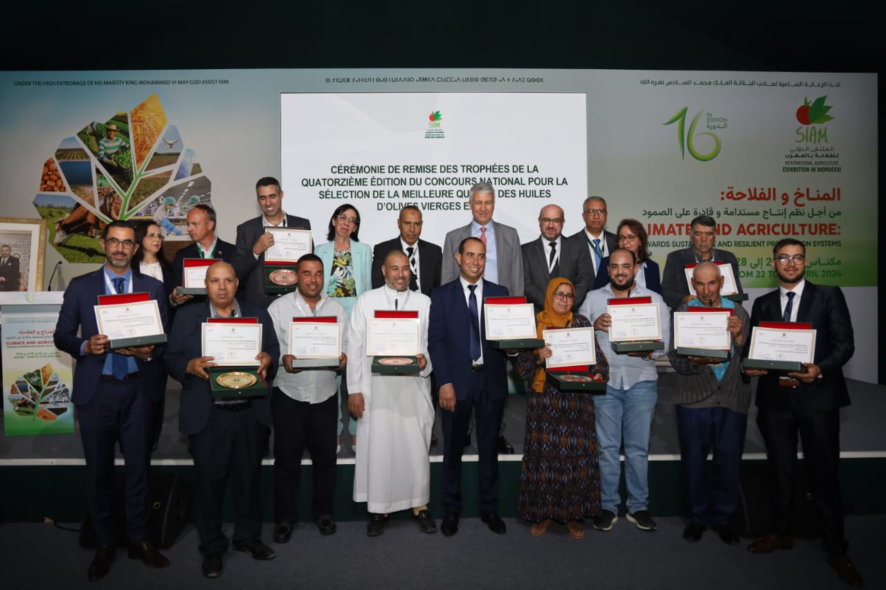 14ème édition du concours national pour la sélection de la meilleure qualité d&rsquo;huile d&rsquo;olive vierge extra