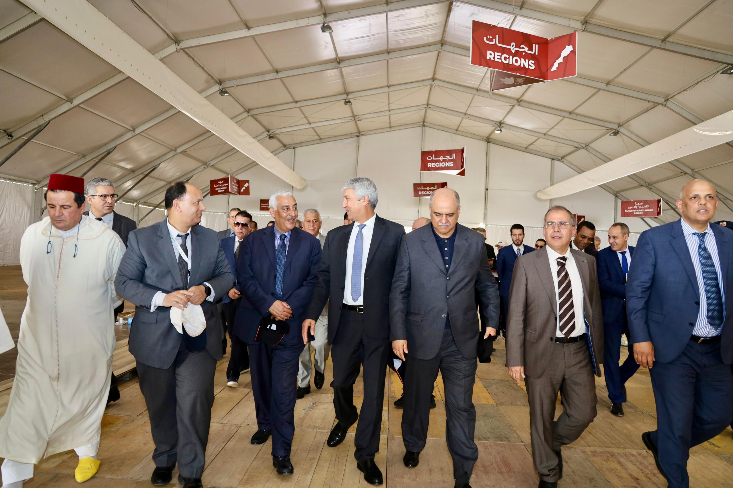 SIAM 2024 : Sadiki suit l&rsquo;état d&rsquo;avancement des travaux lors d&rsquo;une visite