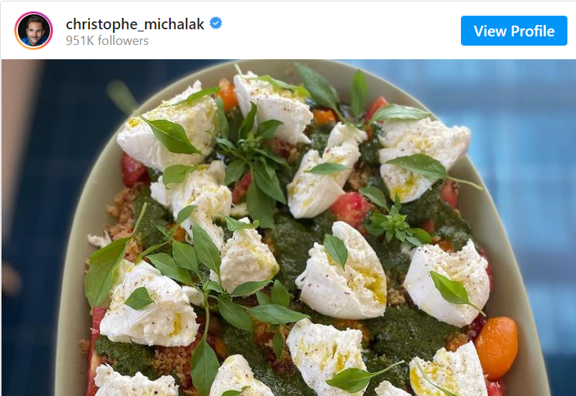 Un chef français partage sa recette de salade tomates-Mozzarella !