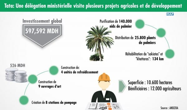 La saison agricole sera bonne dans la province de Tata grâce aux importantes précipitations enregistrées dans la région