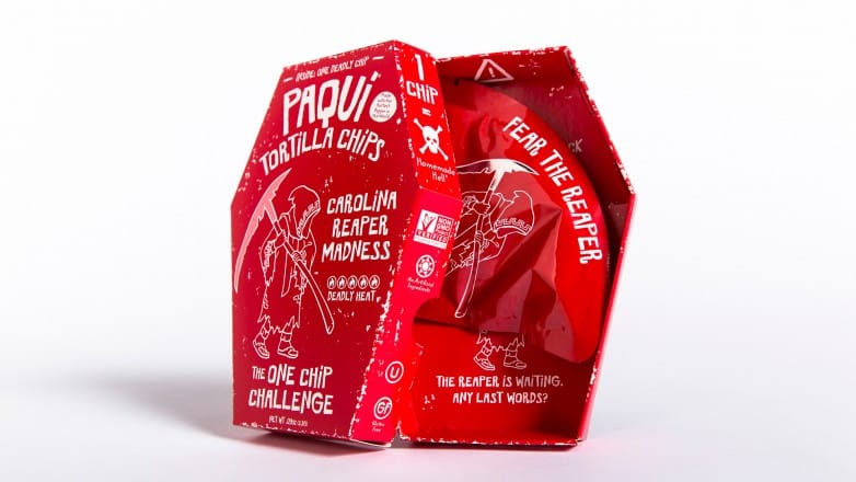 Une tortilla parfumée au piment le plus fort du monde
