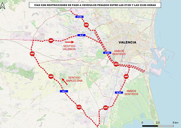 Valencia/Espagne : Le transport de fruits et légumes impacté par les inondations, des mesures prises en urgence